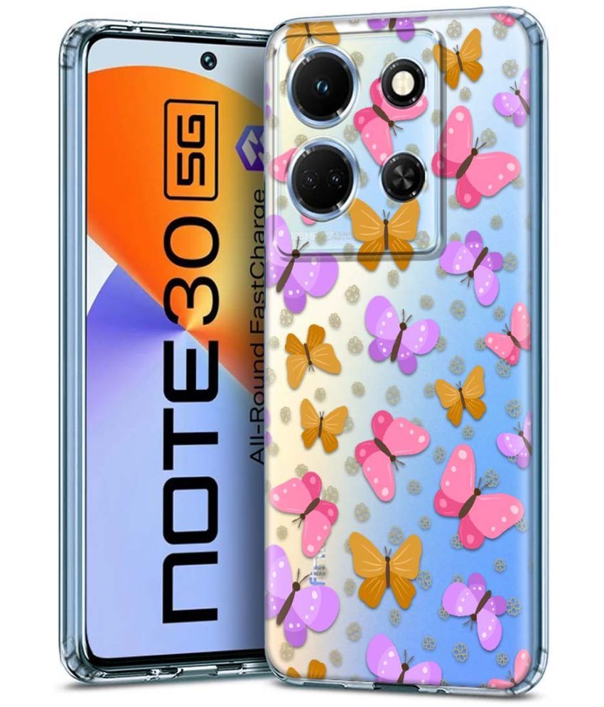     			Fashionury Multicolor Printed Back Cover Silicon Compatible For Infinix Note 30 5G ( Pack of 1 )