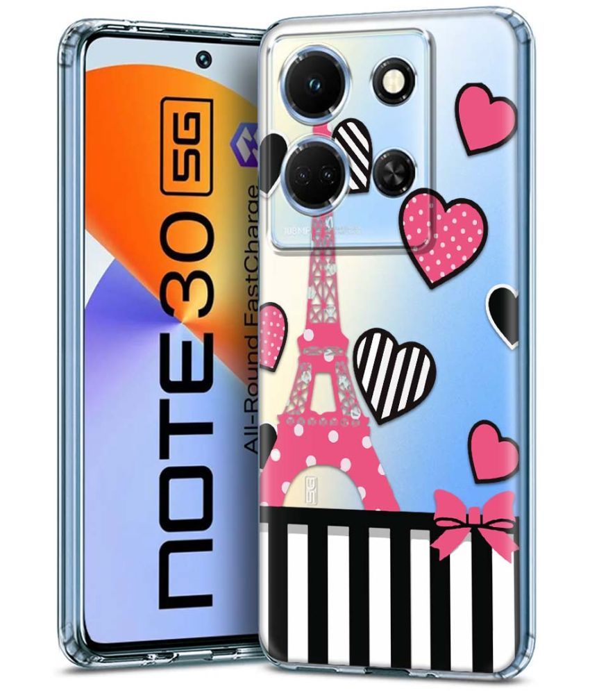     			Fashionury Multicolor Printed Back Cover Silicon Compatible For Infinix Note 30 5G ( Pack of 1 )