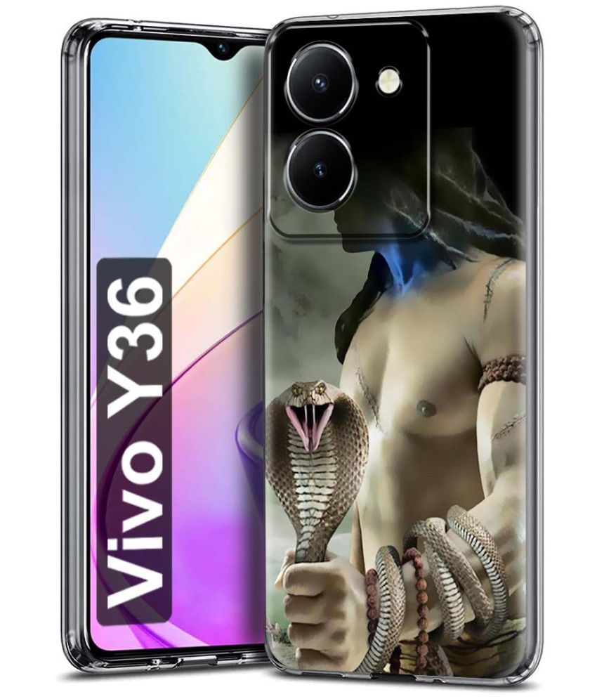     			Fashionury Multicolor Printed Back Cover Silicon Compatible For Vivo Y36 ( Pack of 1 )