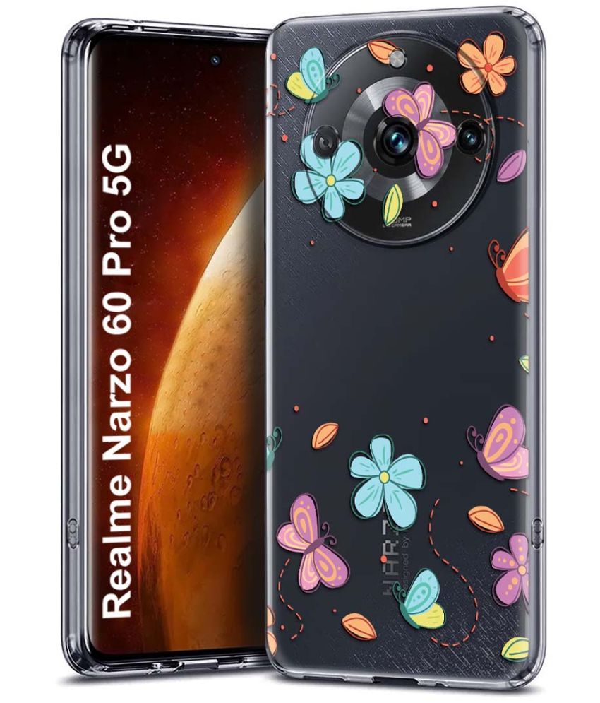     			Fashionury Multicolor Printed Back Cover Silicon Compatible For Realme narzo 60 pro ( Pack of 1 )