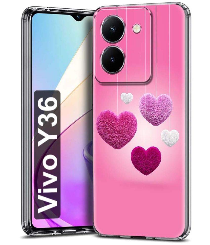     			Fashionury Multicolor Printed Back Cover Silicon Compatible For Vivo Y36 ( Pack of 1 )