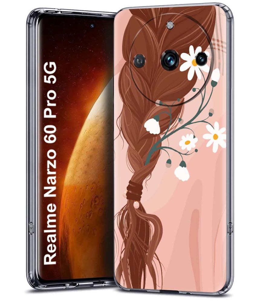     			Fashionury Multicolor Printed Back Cover Silicon Compatible For Realme narzo 60 pro ( Pack of 1 )