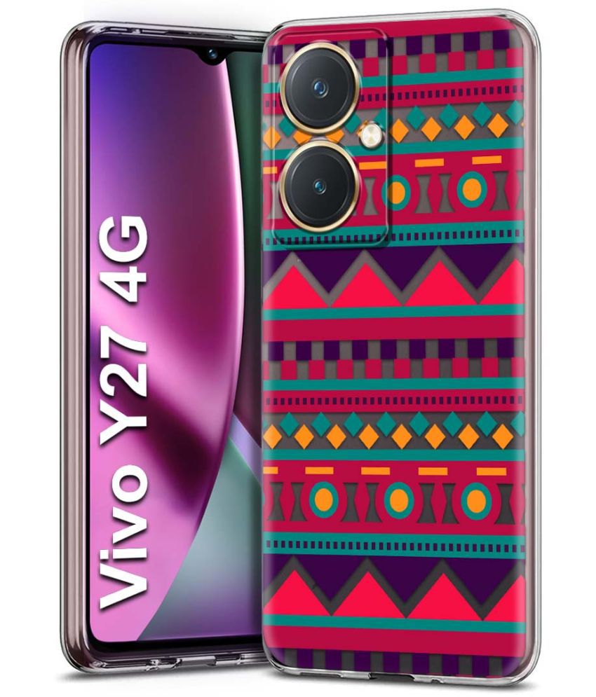     			Fashionury Multicolor Printed Back Cover Silicon Compatible For Vivo Y27 ( Pack of 1 )