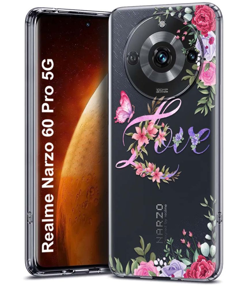     			Fashionury Multicolor Printed Back Cover Silicon Compatible For Realme narzo 60 pro ( Pack of 1 )