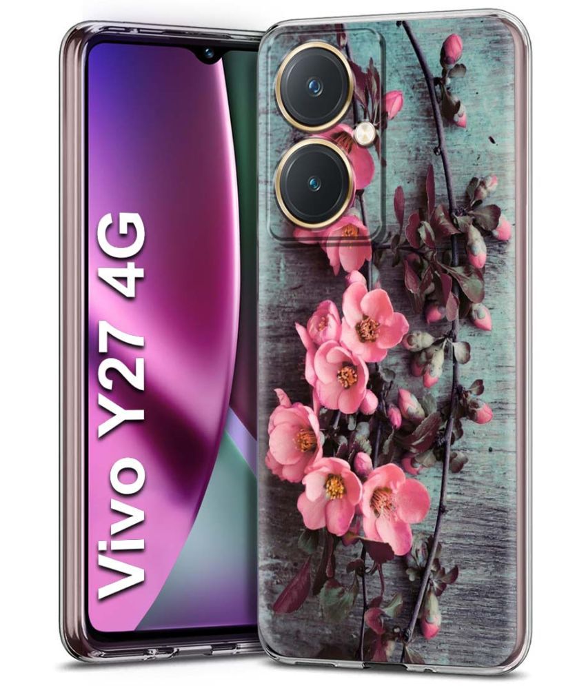     			Fashionury Multicolor Printed Back Cover Silicon Compatible For Vivo Y27 ( Pack of 1 )