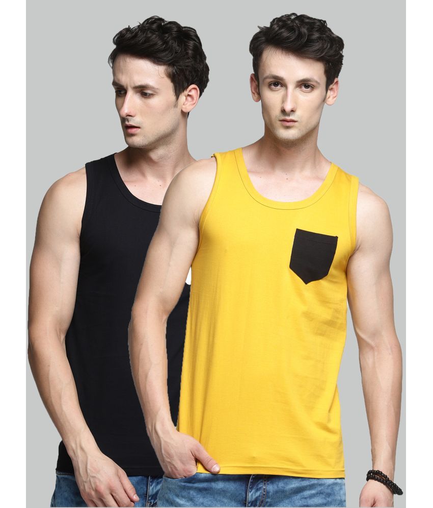     			Trends Tower Pack of 2 Cotton Men's Vest ( Multi )