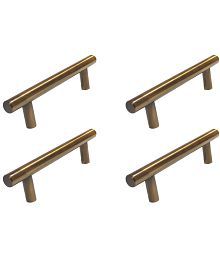 Atlantic Cabinet Handle Pull Stainless Steel Antique Finish for Kitchen and All Types Wooden Furniture Doors, Total Length: 4 inches, Hole to Hole - 64 MM,Pack of 4 PCS