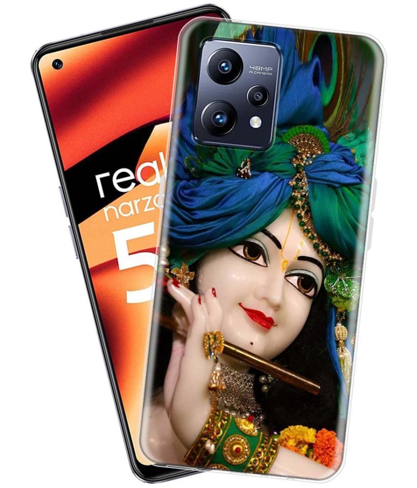     			Fashionury Multicolor Printed Back Cover Silicon Compatible For Realme Narzo 50 pro ( Pack of 1 )