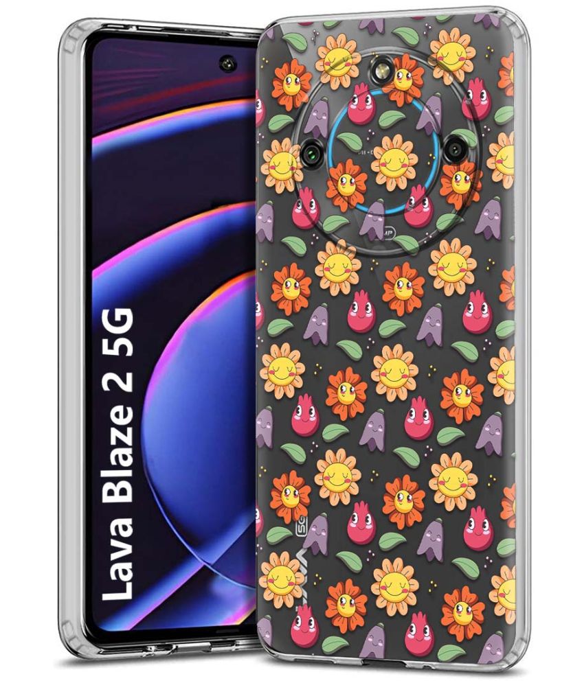     			Fashionury Multicolor Printed Back Cover Silicon Compatible For Lava Blaze 2 ( Pack of 1 )