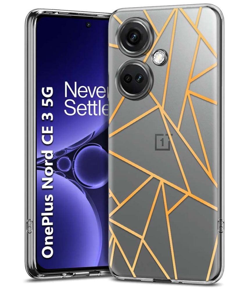     			Fashionury Multicolor Printed Back Cover Silicon Compatible For OnePlus Nord CE 3 5G ( Pack of 1 )