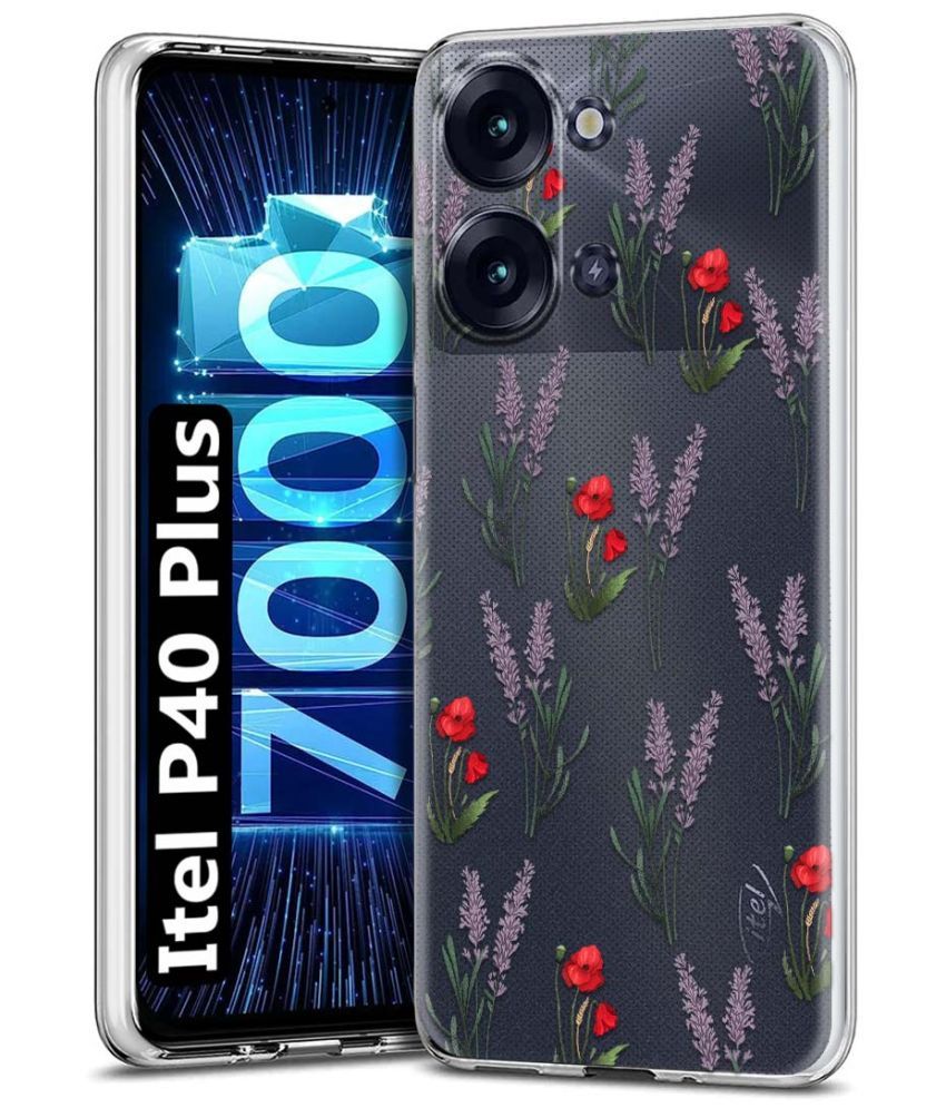     			Fashionury Multicolor Printed Back Cover Silicon Compatible For Itel P40 Plus ( Pack of 1 )