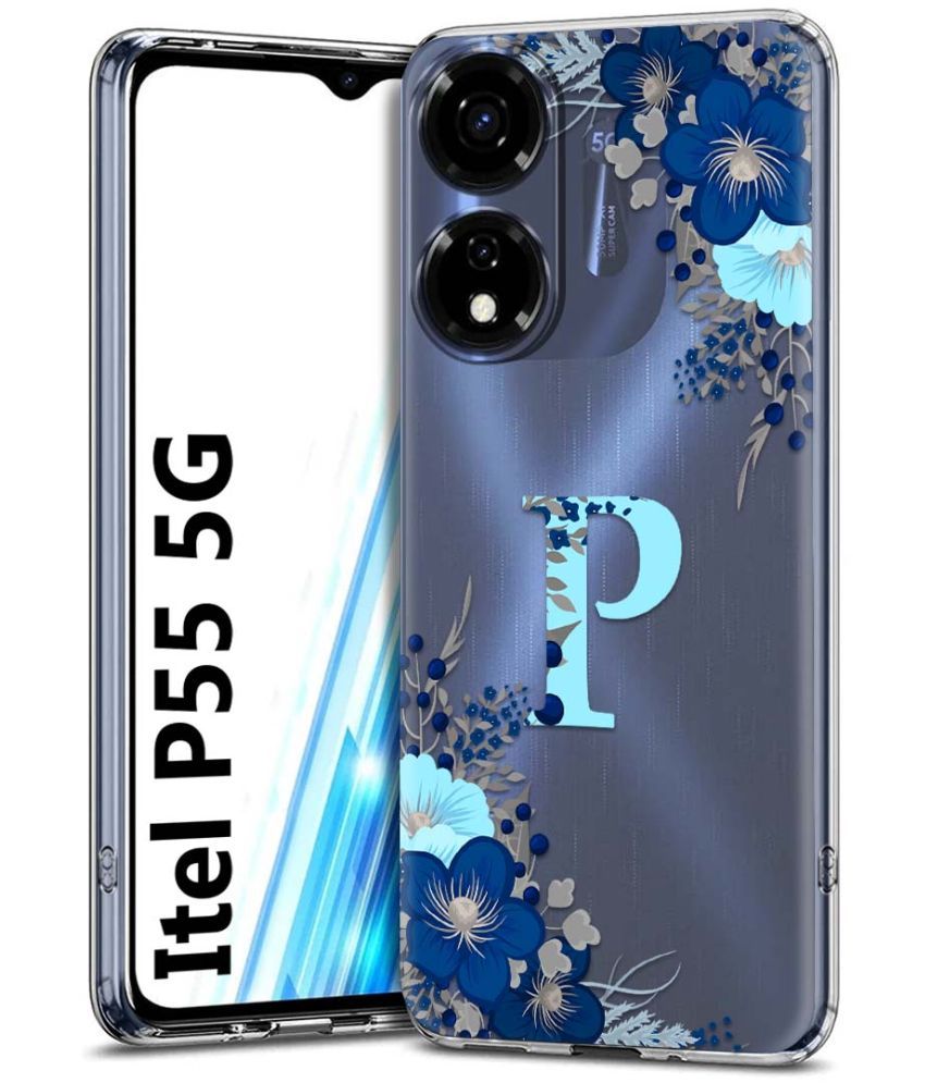     			Fashionury Multicolor Printed Back Cover Silicon Compatible For Itel P55 5G ( Pack of 1 )