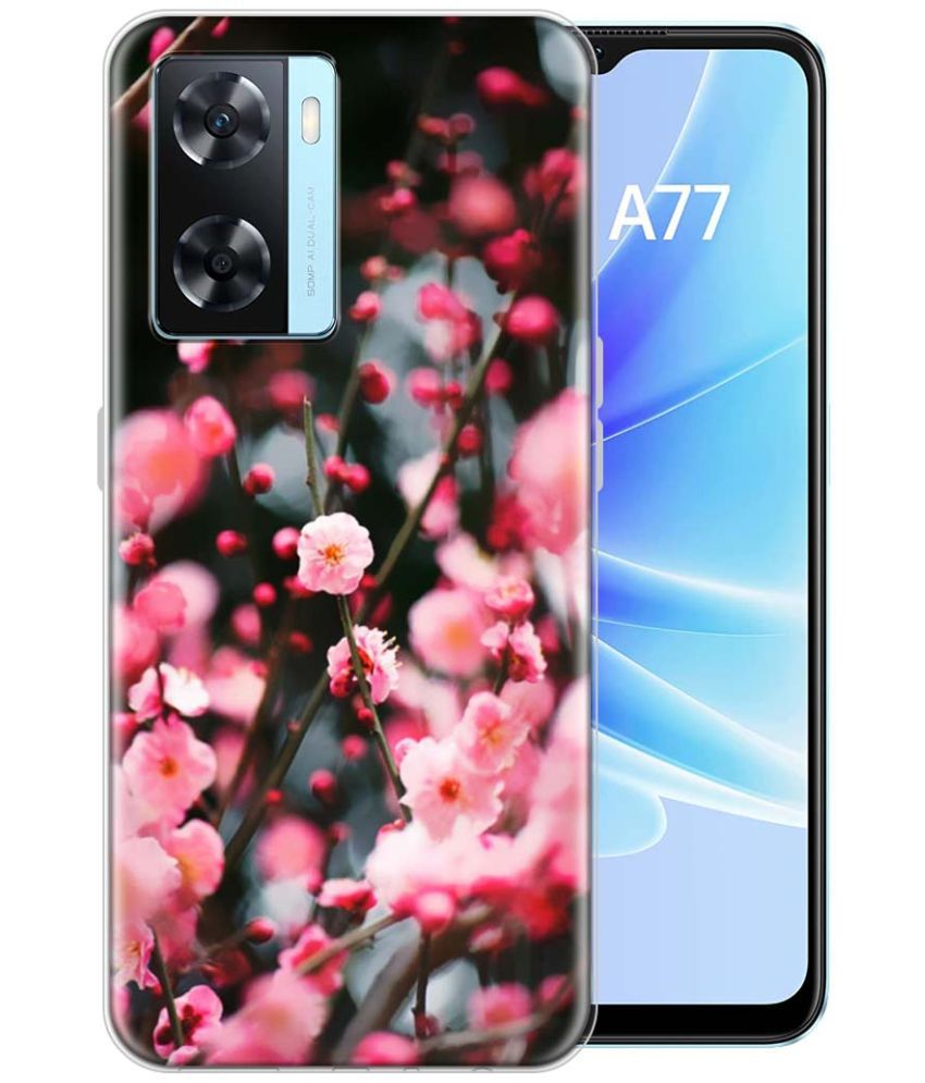     			Fashionury Multicolor Printed Back Cover Silicon Compatible For Oppo A77 ( Pack of 1 )