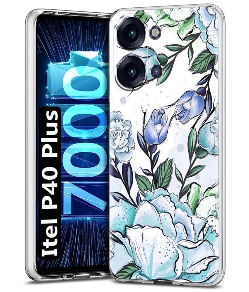     			Fashionury Multicolor Printed Back Cover Silicon Compatible For Itel P40 Plus ( Pack of 1 )