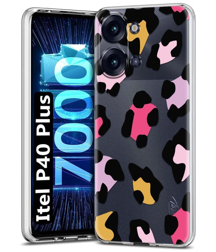     			Fashionury Multicolor Printed Back Cover Silicon Compatible For Itel P40 Plus ( Pack of 1 )