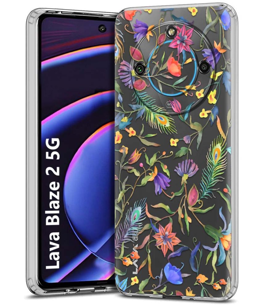     			Fashionury Multicolor Printed Back Cover Silicon Compatible For Lava Blaze 2 ( Pack of 1 )