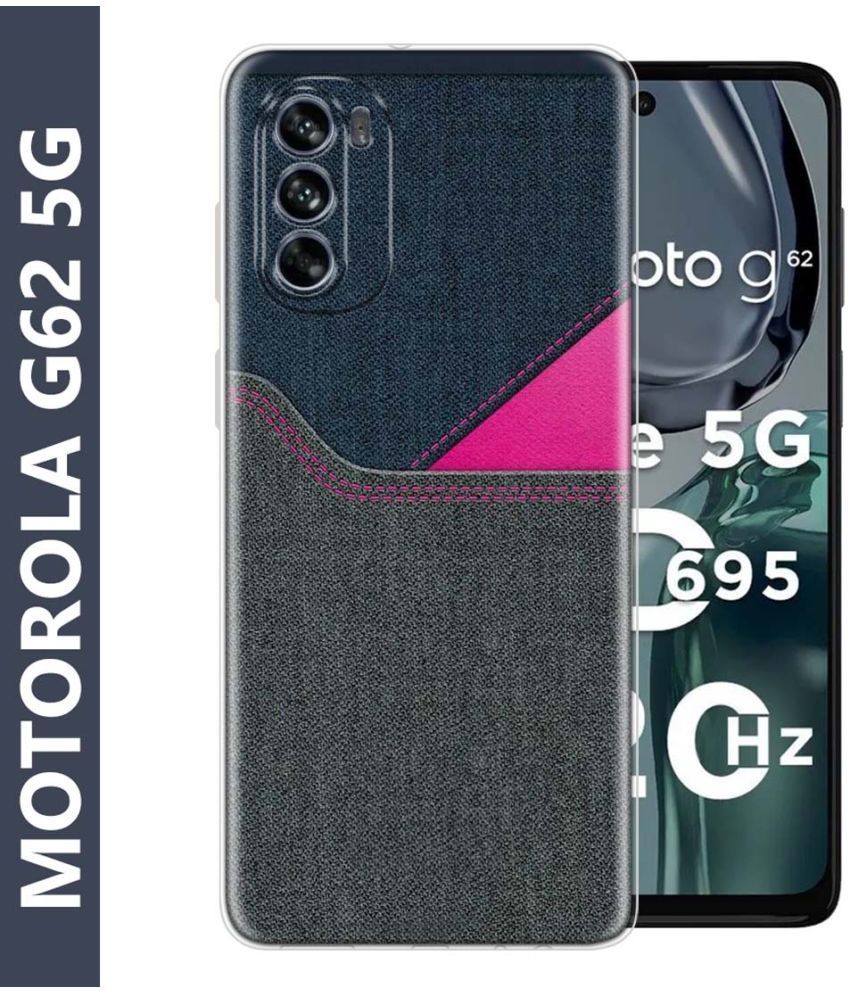     			Fashionury Multicolor Printed Back Cover Silicon Compatible For Motorola G62 5G ( Pack of 1 )