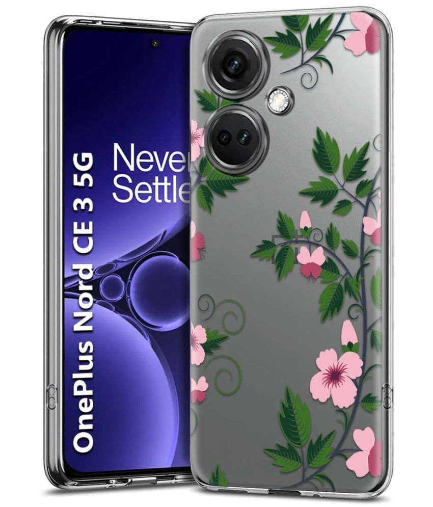     			Fashionury Multicolor Printed Back Cover Silicon Compatible For OnePlus Nord CE 3 5G ( Pack of 1 )