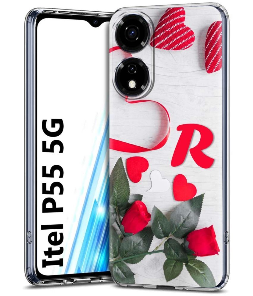     			Fashionury Multicolor Printed Back Cover Silicon Compatible For Itel P55 5G ( Pack of 1 )