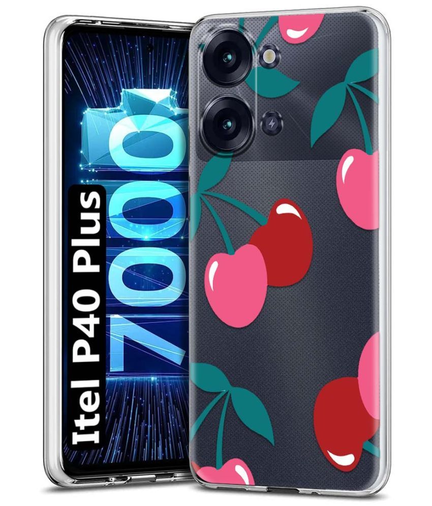     			Fashionury Multicolor Printed Back Cover Silicon Compatible For Itel P40 Plus ( Pack of 1 )