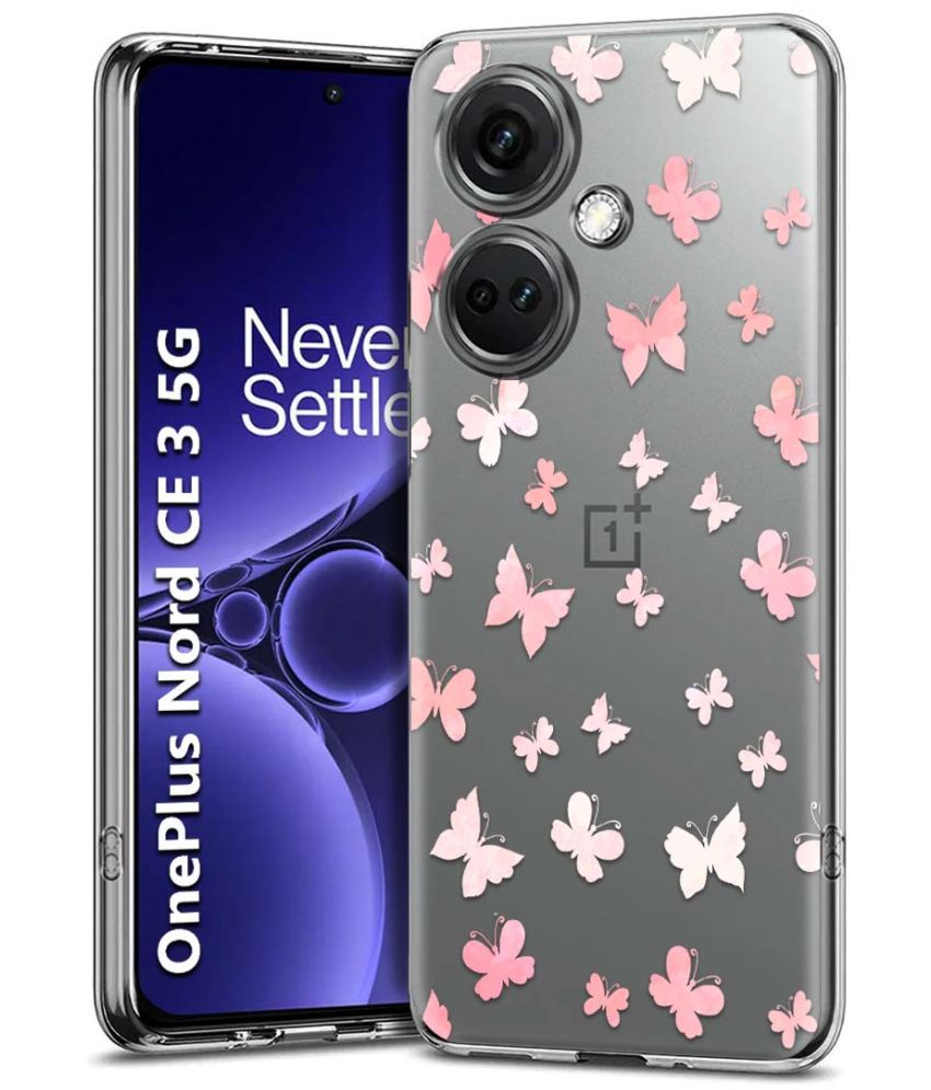     			Fashionury Multicolor Printed Back Cover Silicon Compatible For OnePlus Nord CE 3 5G ( Pack of 1 )