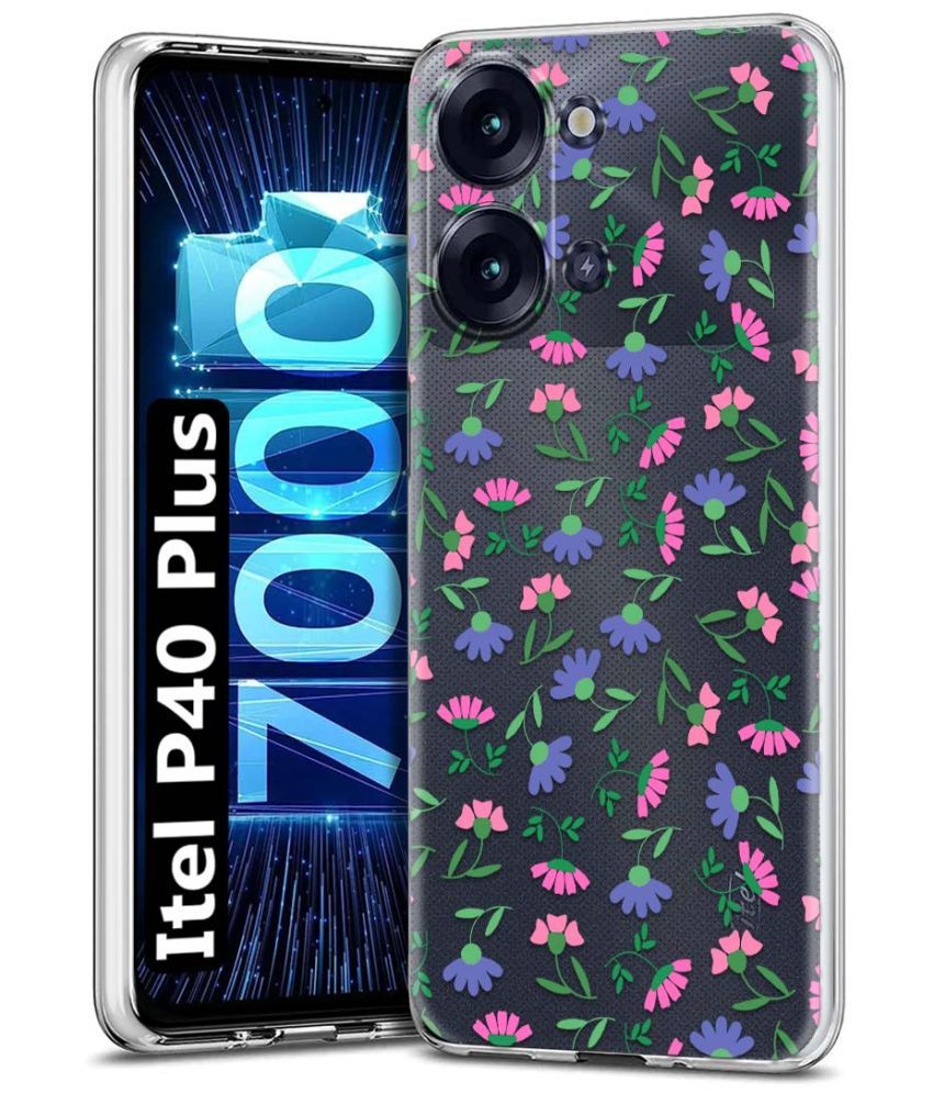     			Fashionury Multicolor Printed Back Cover Silicon Compatible For Itel P40 Plus ( Pack of 1 )