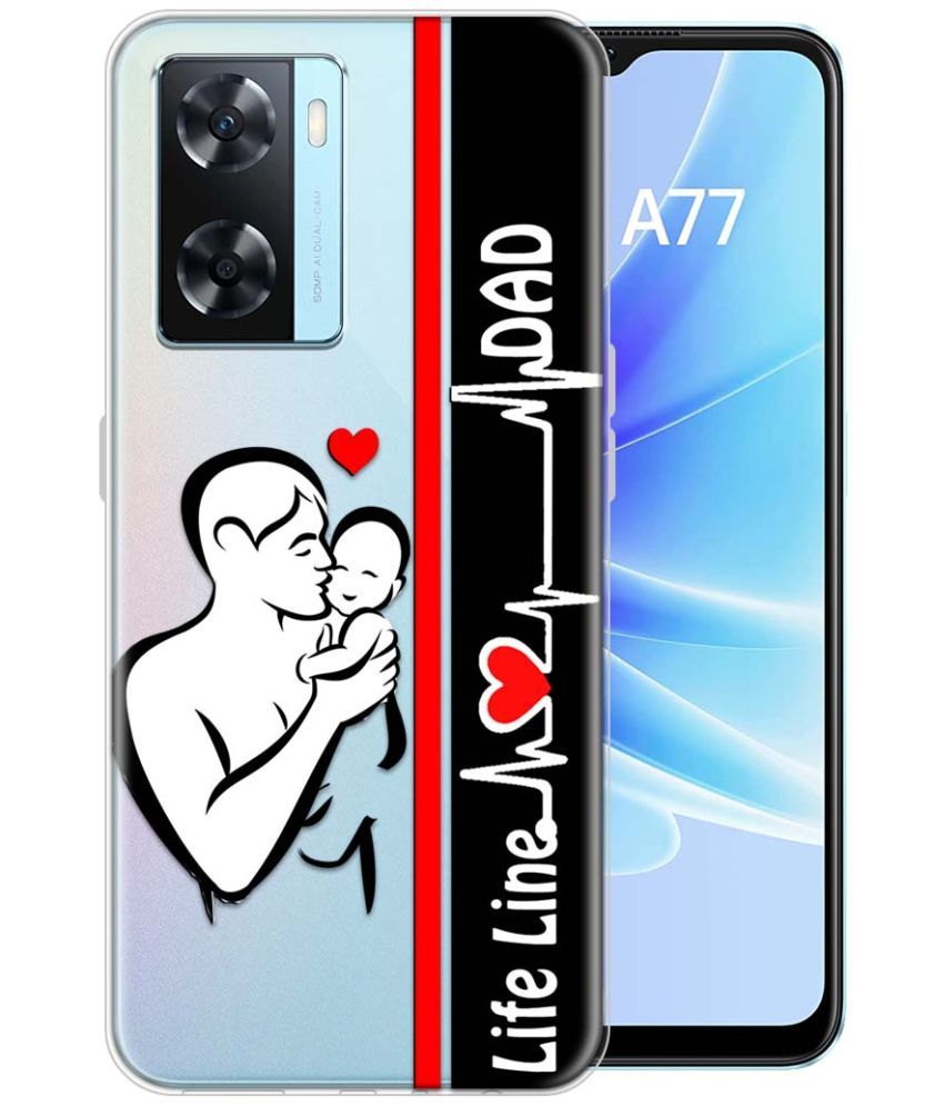     			Fashionury Multicolor Printed Back Cover Silicon Compatible For Oppo A77 ( Pack of 1 )