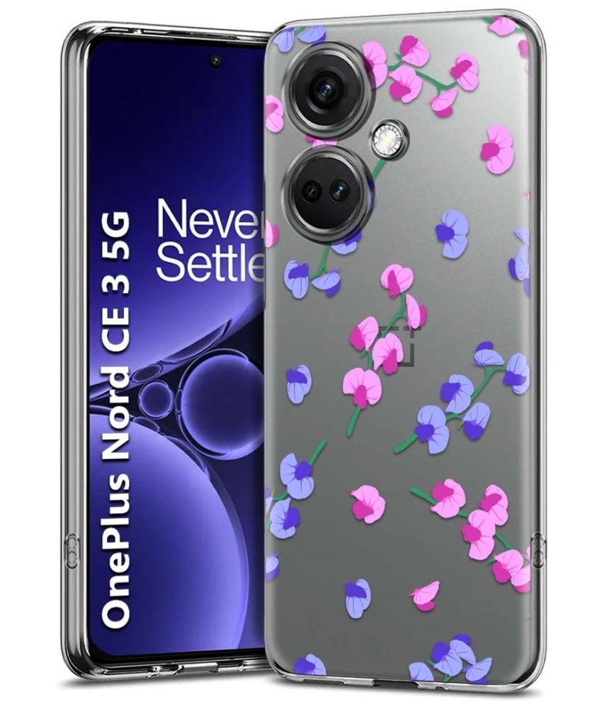     			Fashionury Multicolor Printed Back Cover Silicon Compatible For OnePlus Nord CE 3 5G ( Pack of 1 )