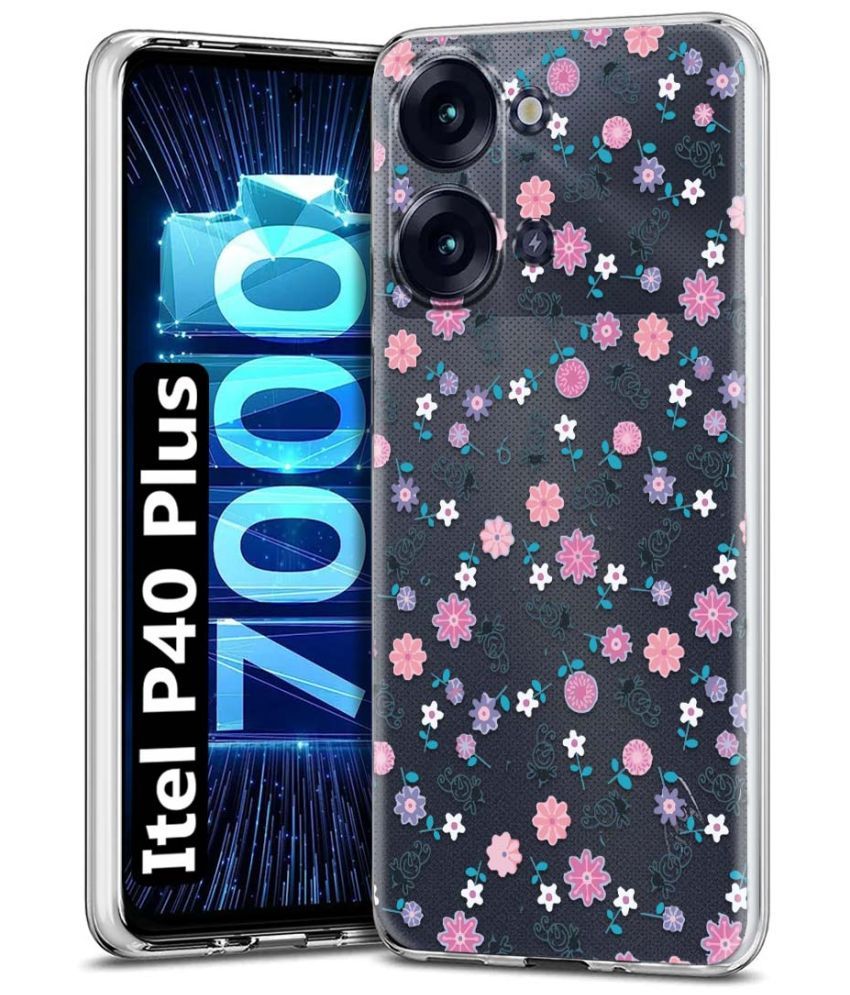     			Fashionury Multicolor Printed Back Cover Silicon Compatible For Itel P40 Plus ( Pack of 1 )