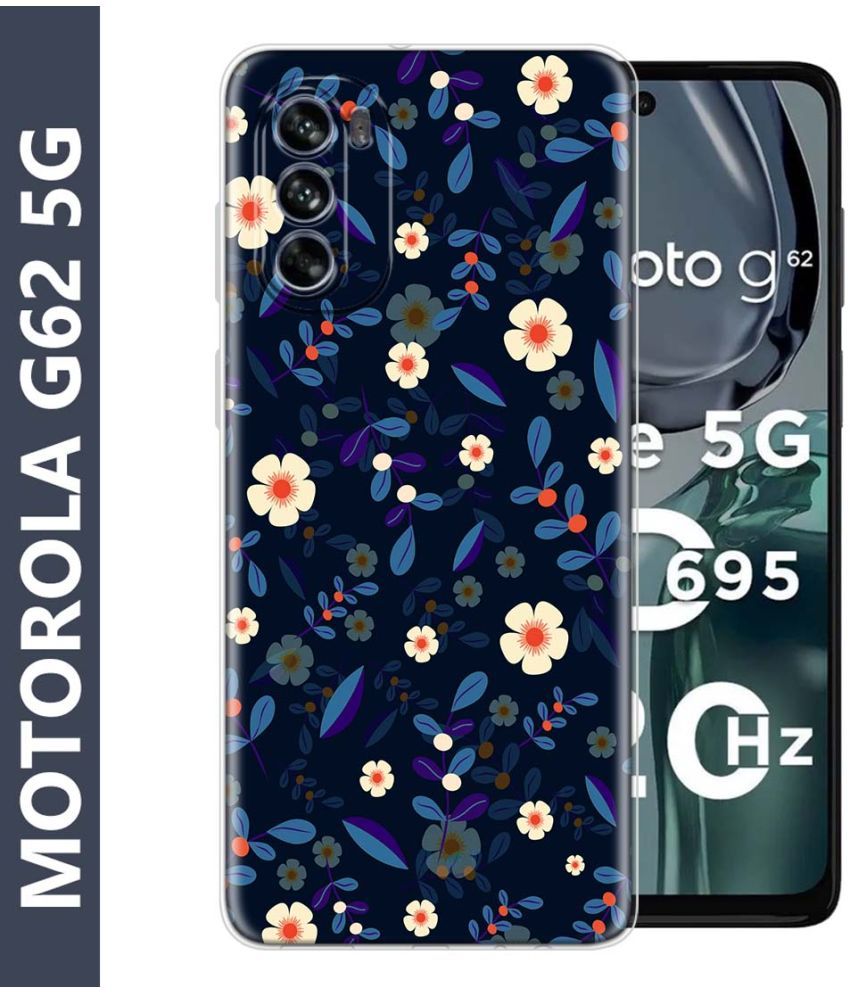     			Fashionury Multicolor Printed Back Cover Silicon Compatible For Motorola G62 5G ( Pack of 1 )