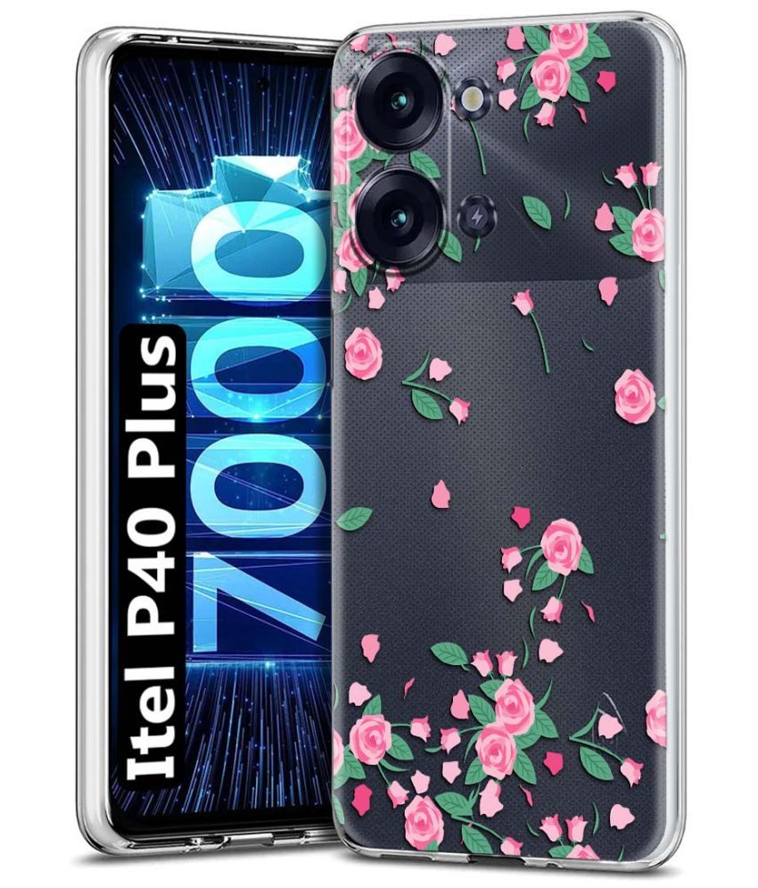     			Fashionury Multicolor Printed Back Cover Silicon Compatible For Itel P40 Plus ( Pack of 1 )