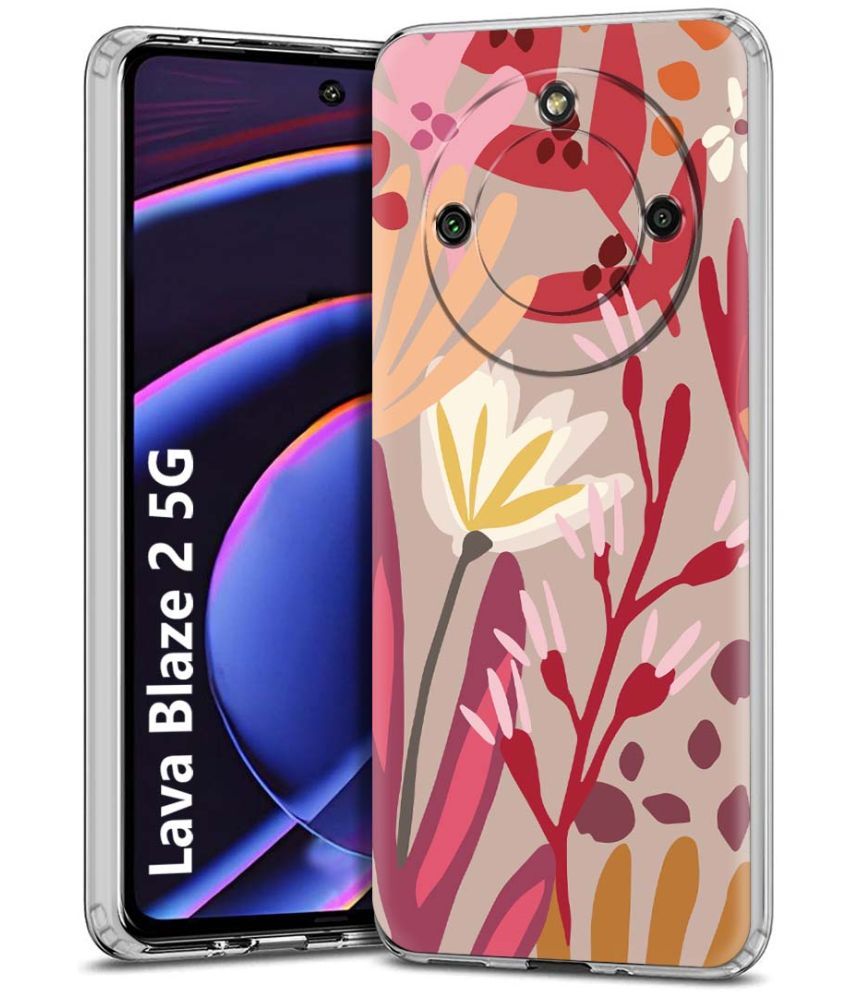     			Fashionury Multicolor Printed Back Cover Silicon Compatible For Lava Blaze 2 ( Pack of 1 )