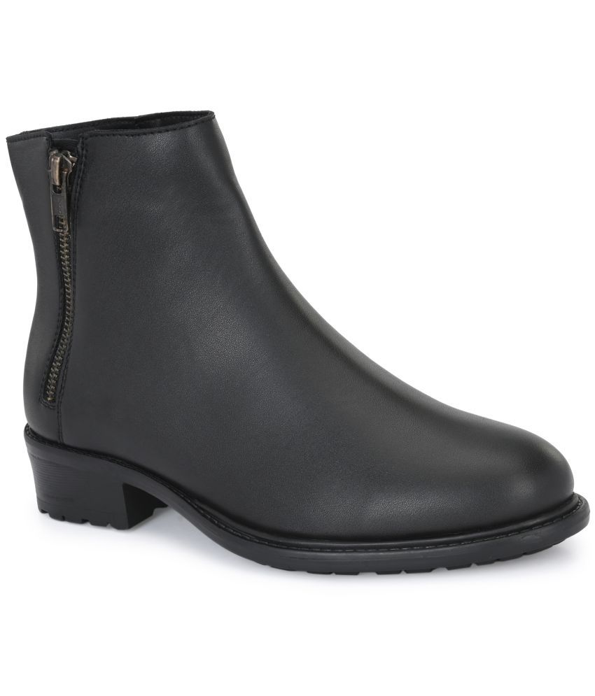     			El Paso Black Women's Ankle Length Boots