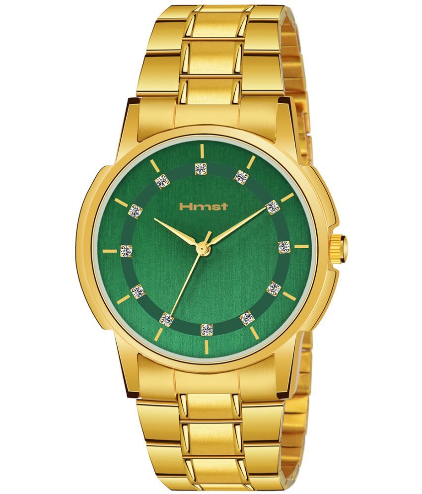     			HMST Gold Metal Analog Men's Watch