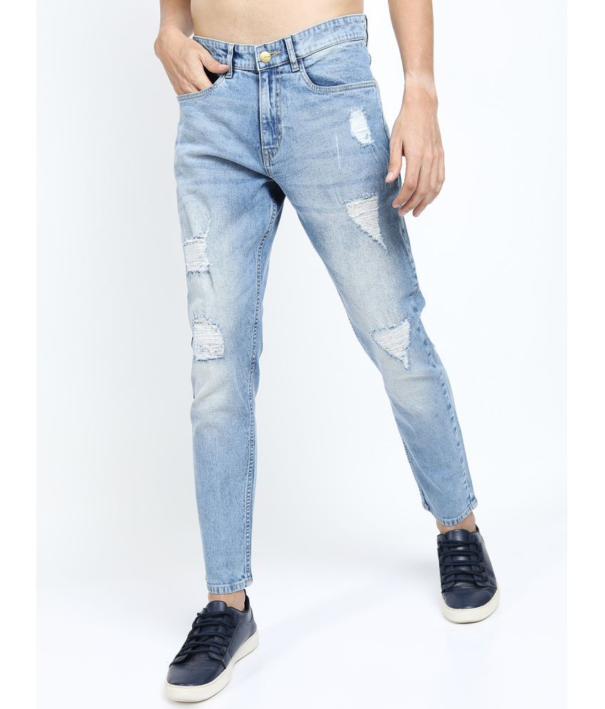    			Ketch Slim Fit Distressed Men's Jeans - Light Blue ( Pack of 1 )