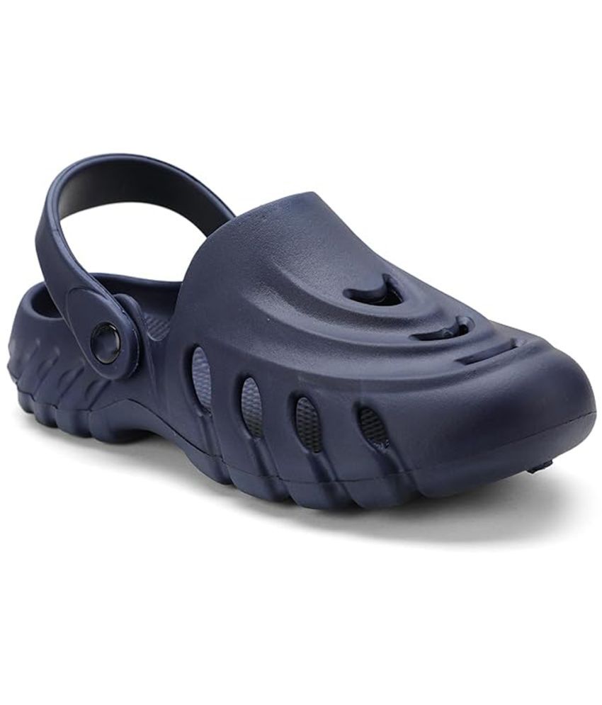     			Secritas - Navy Blue Men's Clogs