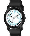 IIK COLLECTION Black Silicon Analog Men's Watch