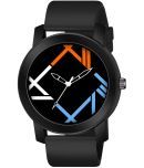 IIK COLLECTION Black Silicon Analog Men's Watch