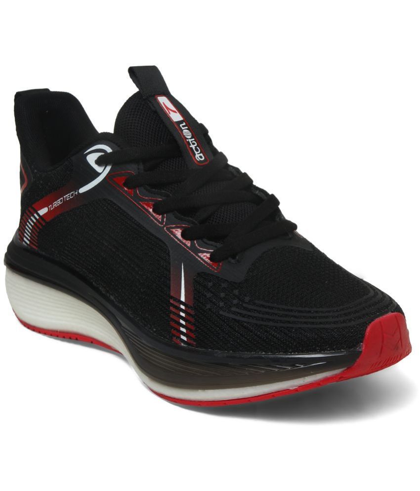     			Action Sports Running Shoes Black Men's Sports Running Shoes