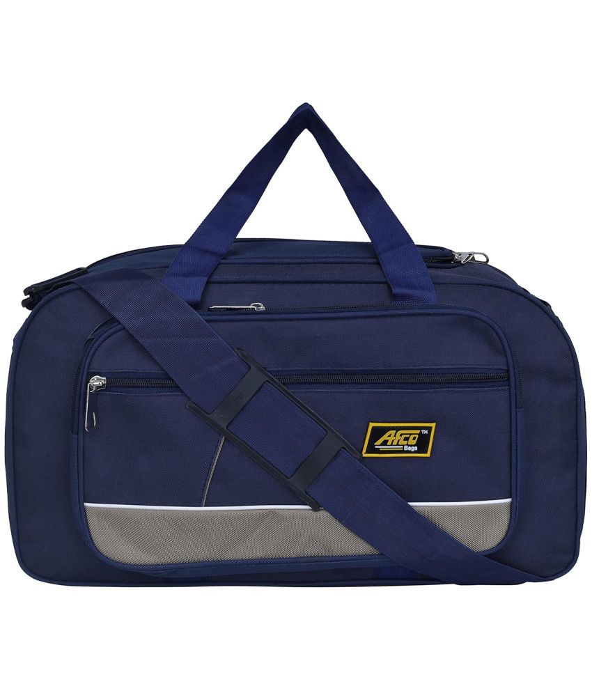     			Afco Bags 30 Ltrs Navy Canvas Duffle Bag