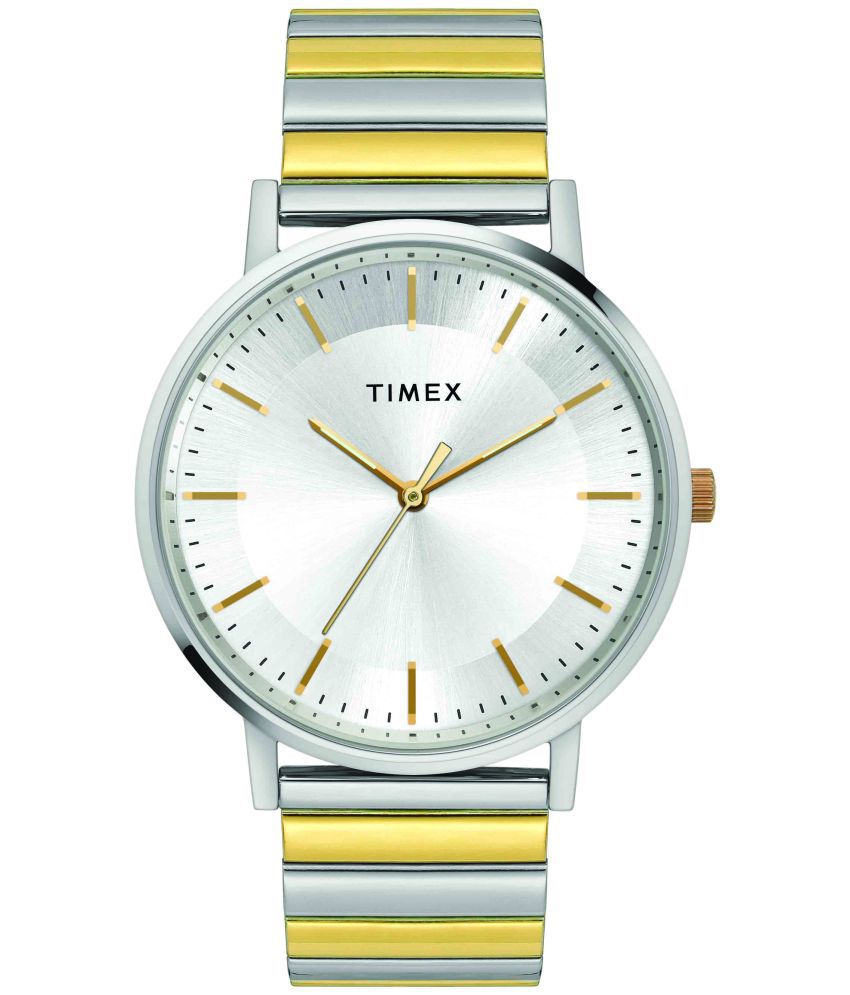     			Timex Silver Stainless Steel Analog Men's Watch