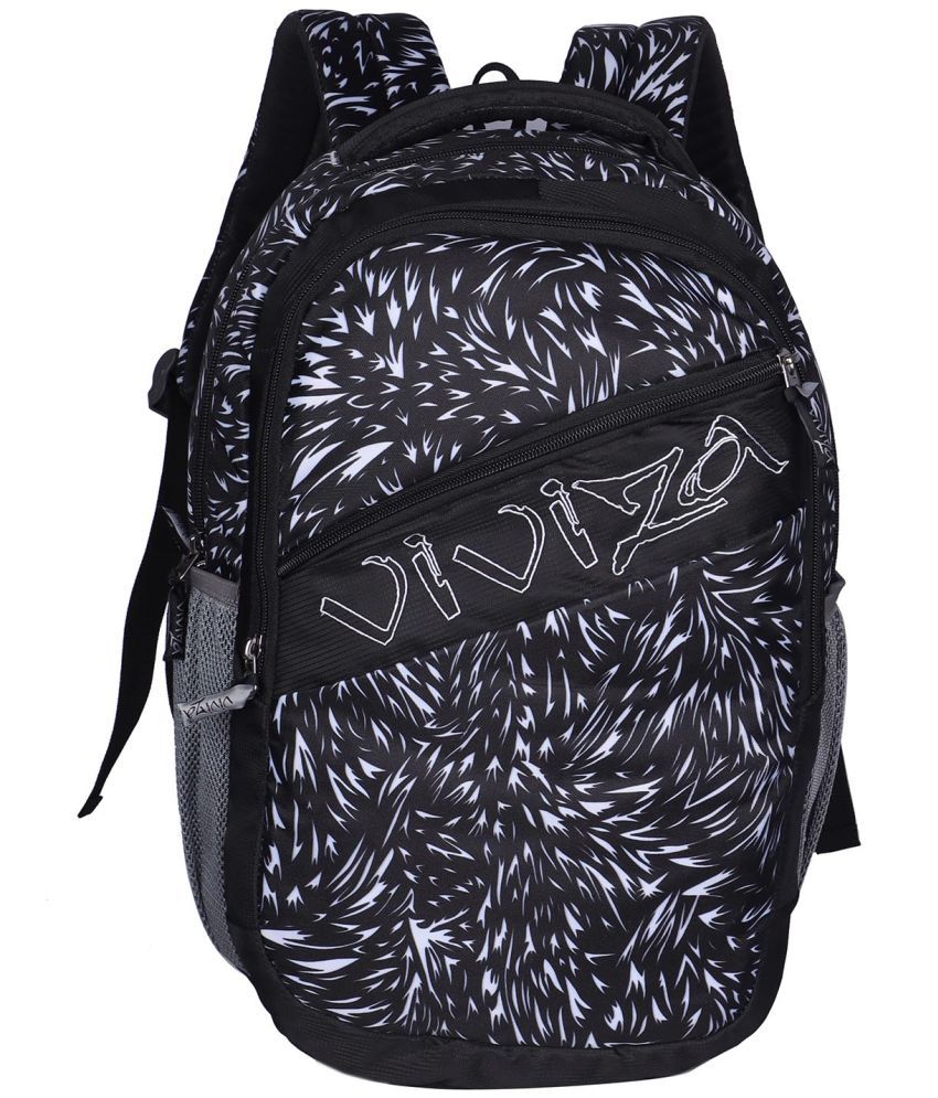     			Viviza Black Polyester Backpack ( 27 Ltrs )