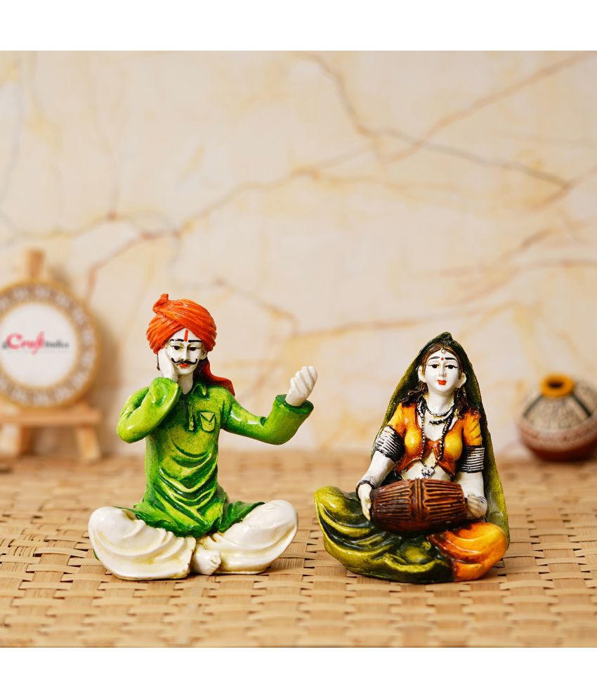     			eCraftIndia Couple & Human Figurine 15 cm - Pack of 2