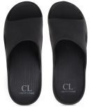 Carlton London Black Men's Slide Flip Flop