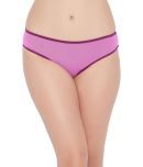 Clovia Lace Solid Women's Thongs ( Pink )