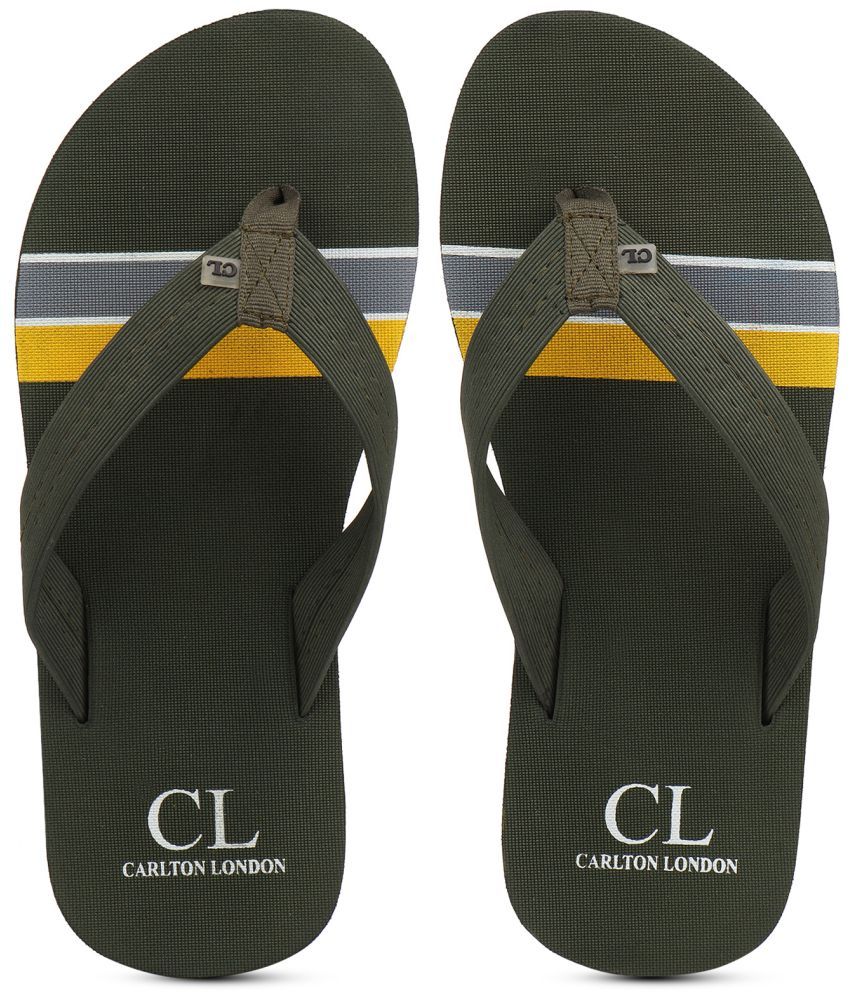     			Carlton London Olive Men's Daily Slipper