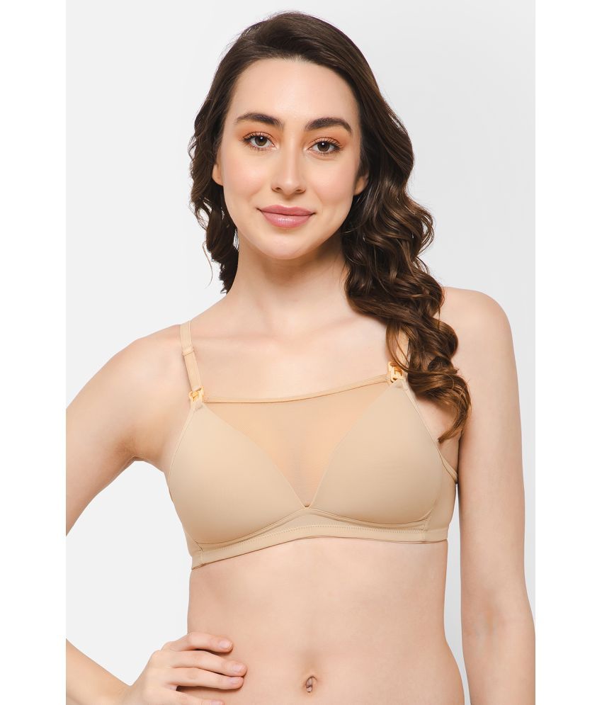     			Clovia Polyester Non Padded Women's Everyday Bra ( Beige )