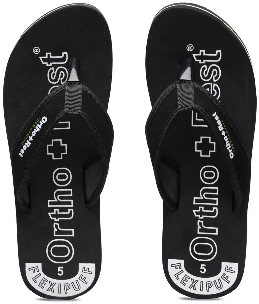     			Ortho + Rest Black Women's Slipper