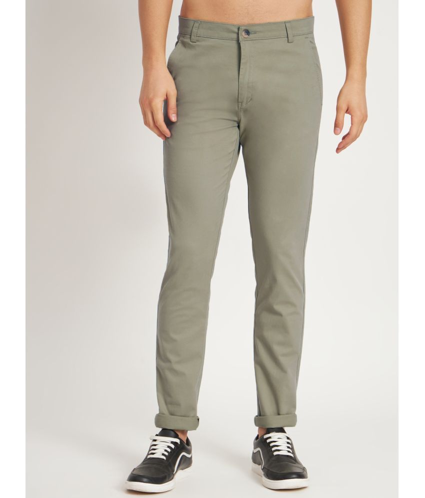     			RAGZO Regular Flat Men's Chinos - Light Green ( Pack of 1 )