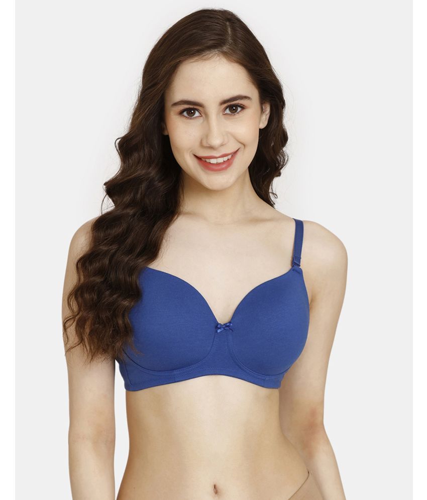     			Rosaline by Zivame Blue Polyester Heavily Padded Women's T-Shirt Bra ( Pack of 1 )